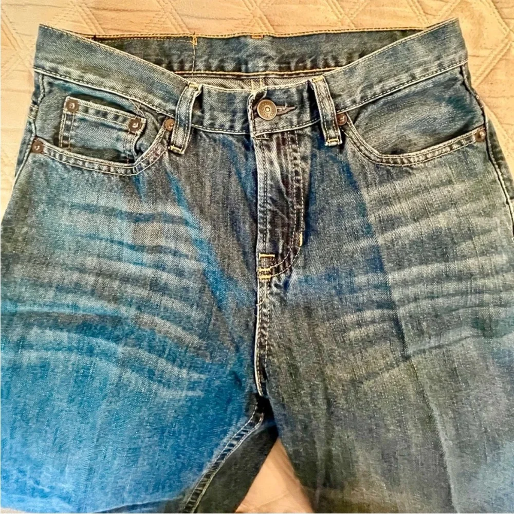 Ralph Lauren Boys Classic Blue Denim Jeans - Size 14